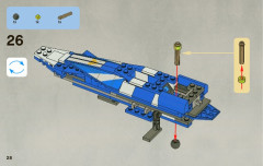 LEGO 8093 instructions page 28 – build guide