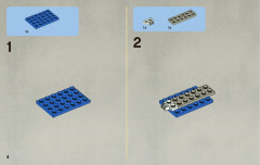 LEGO 8093 instructions page 4 – build guide