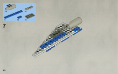 LEGO 8093 instructions page 40 – build guide