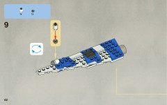 LEGO 8093 instructions page 42 – build guide