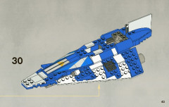 LEGO 8093 instructions page 43 – build guide