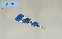 LEGO 8093 instructions page 48 – build guide