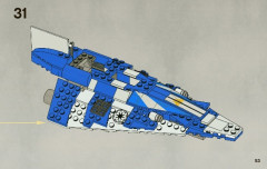 LEGO 8093 instructions page 53 – build guide