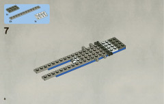 LEGO 8093 instructions page 8 – build guide