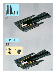 LEGO 8095 instructions page 21 – build guide