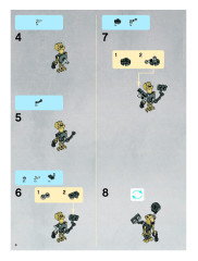 LEGO 8095 instructions page 6 – build guide