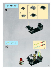 LEGO 8095 instructions page 9 – build guide