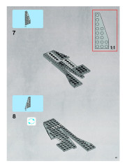 LEGO 8096 instructions page 61 – build guide