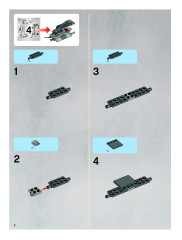 LEGO 8096 instructions page 2 – build guide