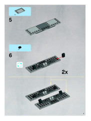 LEGO 8096 instructions page 3 – build guide