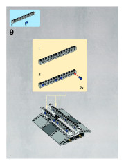 LEGO 8096 instructions page 6 – build guide