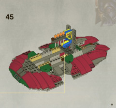 LEGO 8097 instructions page 55 – build guide