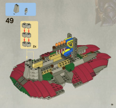 LEGO 8097 instructions page 59 – build guide