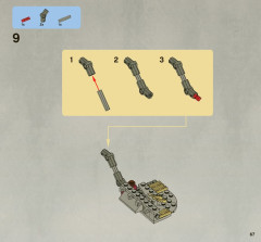 LEGO 8097 instructions page 67 – build guide