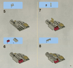 LEGO 8097 instructions page 71 – build guide