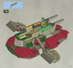 LEGO 8097 instructions page 11 – build guide