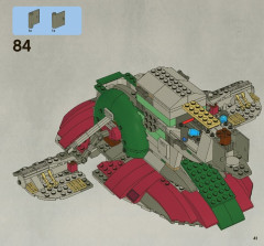 LEGO 8097 instructions page 41 – build guide