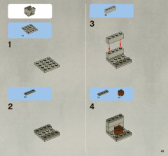 LEGO 8097 instructions page 43 – build guide