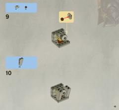 LEGO 8097 instructions page 45 – build guide