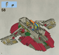 LEGO 8097 instructions page 6 – build guide