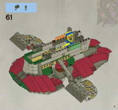 LEGO 8097 instructions page 9 – build guide