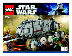 LEGO 8098 instructions page 1 – build guide
