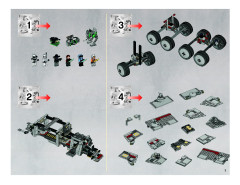 LEGO 8098 instructions page 3 – build guide