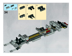 LEGO 8098 instructions page 34 – build guide