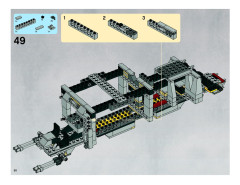 LEGO 8098 instructions page 50 – build guide