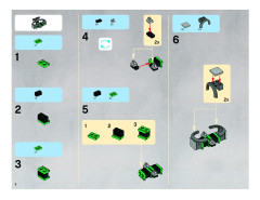 LEGO 8098 instructions page 6 – build guide