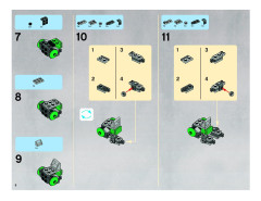 LEGO 8098 instructions page 8 – build guide