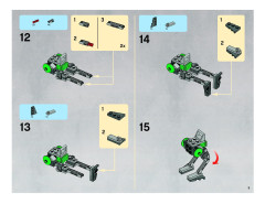 LEGO 8098 instructions page 9 – build guide