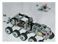 LEGO 8098 instructions page 12 – build guide