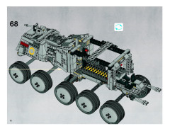 LEGO 8098 instructions page 18 – build guide