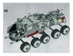 LEGO 8098 instructions page 44 – build guide