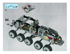 LEGO 8098 instructions page 9 – build guide