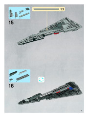LEGO 8099 instructions page 13 – build guide