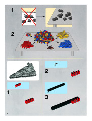 LEGO 8099 instructions page 2 – build guide