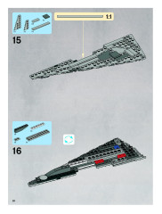 LEGO 8099 instructions page 20 – build guide