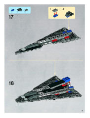 LEGO 8099 instructions page 21 – build guide