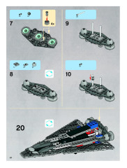 LEGO 8099 instructions page 24 – build guide