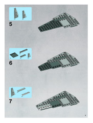 LEGO 8099 instructions page 9 – build guide