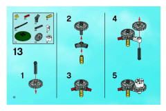 LEGO 8100 instructions page 12 – build guide