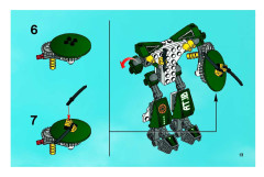 LEGO 8100 instructions page 13 – build guide