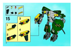 LEGO 8100 instructions page 16 – build guide