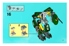 LEGO 8100 instructions page 17 – build guide