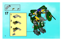 LEGO 8100 instructions page 18 – build guide