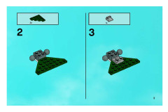 LEGO 8100 instructions page 3 – build guide