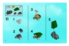LEGO 8100 instructions page 8 – build guide