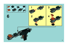 LEGO 8101 instructions page 5 – build guide
